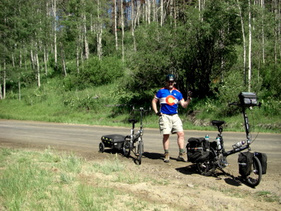 Us near a mountain pass.